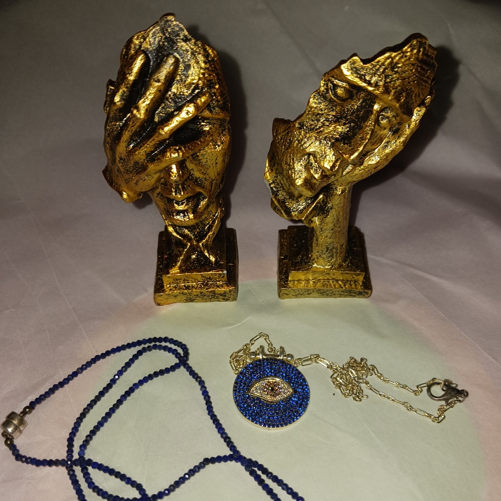 925 Gorgeous Evil Eye With Crystals.